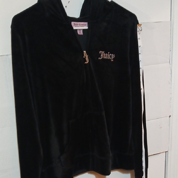 Juicy Couture Black Velour Jacket - Picture 5 of 5